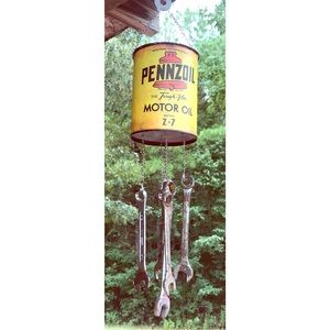 Handmade wind chimes.